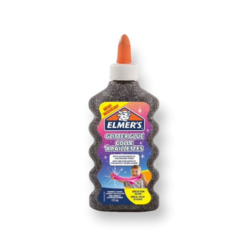 Picture of ELMERS GLITTERED GLUE BLACK 177ML